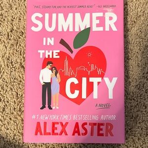 Summer in the City by Alex Aster — Pink Hardcover Novel